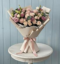 Букет цветов из:  Розы и Лизиантусы #REPLACE_PRED# Рыльске