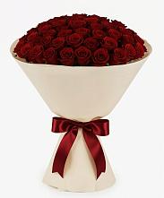 Букет 101 Бордовая роза Блэк Бакарра в Рыльске