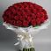 Букет 101 Красная роза Блэк Мэджик в Рыльске