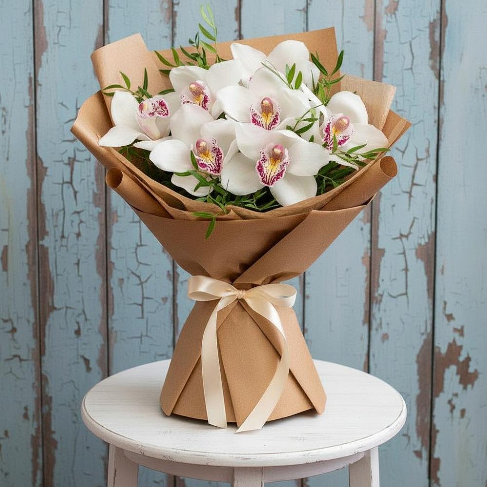 Букет цветов из: Орхидеи и Розы в Рыльске