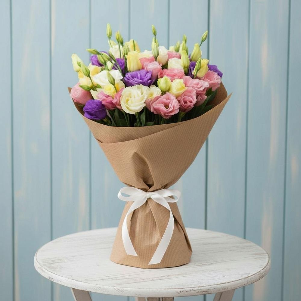 Букет цветов из: Лизиантусы в Рыльске