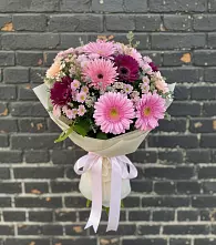 Букет цветов из:  Герберы и Хризантемы в Рыльске