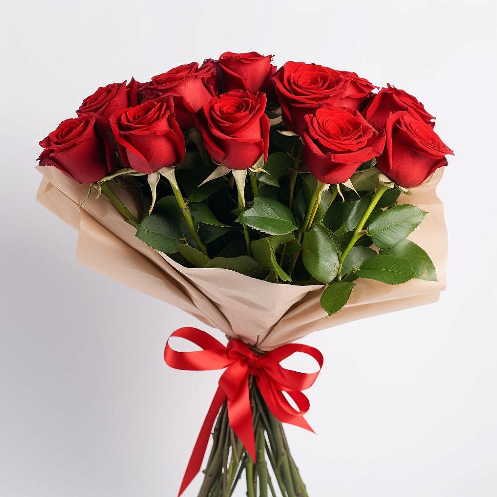 Букет 11 Красных роз Эдлесс Лав в Рыльске