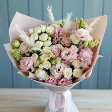 Букет цветов из:  Альстромерии и Розы в Рыльске