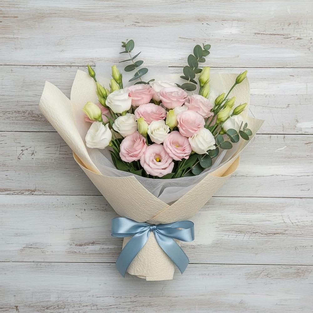 Букет цветов из: Лизиантусы в Рыльске